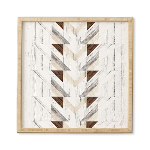 Iveta Abolina Geo Wood 4 Framed Wall Art