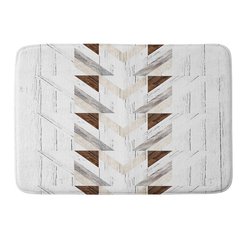 Iveta Abolina Geo Wood 4 Memory Foam Bath Mat