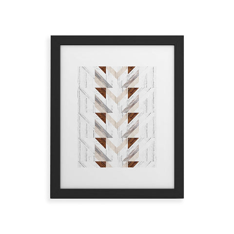 Iveta Abolina Geo Wood 4 Framed Art Print