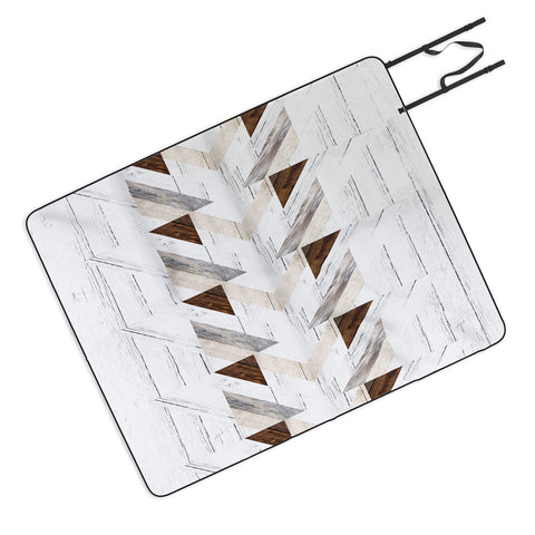 Iveta Abolina Geo Wood 4 Picnic Blanket