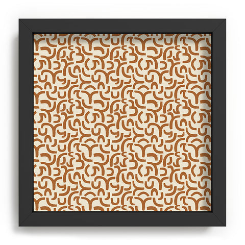 Iveta Abolina Geometric Lines Vintage Cream Recessed Framing Square