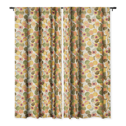 Iveta Abolina Georgia Peach I Blackout Window Curtain