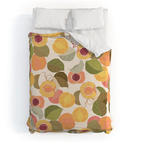 Iveta Abolina Georgia Peach I Duvet Cover