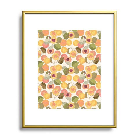 Iveta Abolina Georgia Peach I Metal Framed Art Print