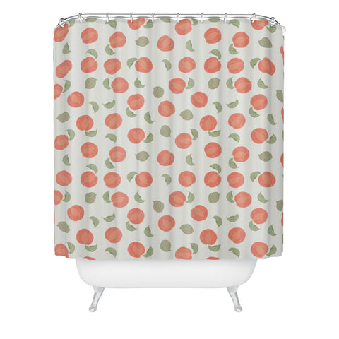 Iveta Abolina Georgia Peach II Shower Curtain