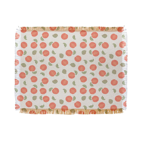 Iveta Abolina Georgia Peach II Throw Blanket