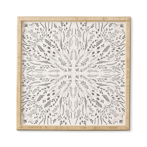 Iveta Abolina Gray Maze Framed Wall Art