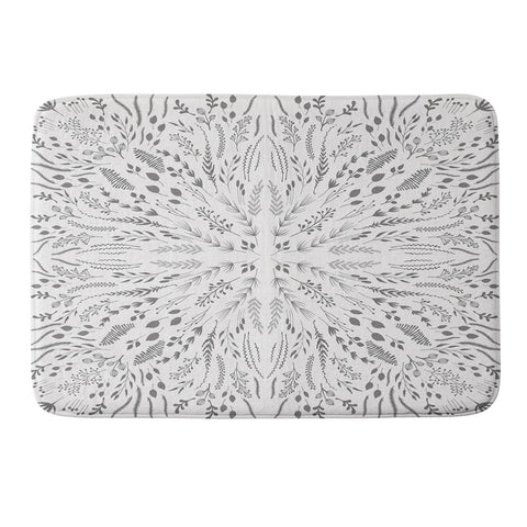 Iveta Abolina Gray Maze Memory Foam Bath Mat