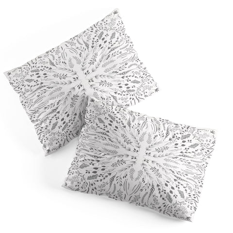 Iveta Abolina Gray Maze Pillow Shams