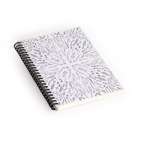 Iveta Abolina Gray Maze Spiral Notebook