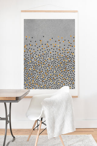 Iveta Abolina Gray Splash Art Print And Hanger