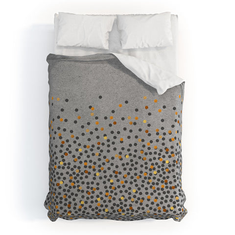 Iveta Abolina Gray Splash Duvet Cover