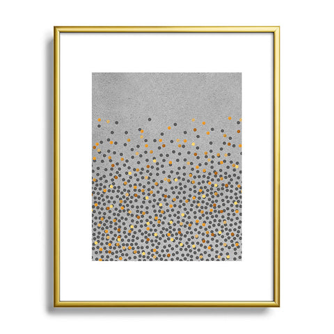 Iveta Abolina Gray Splash Metal Framed Art Print