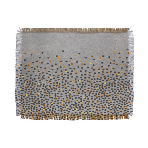 Iveta Abolina Gray Splash Throw Blanket