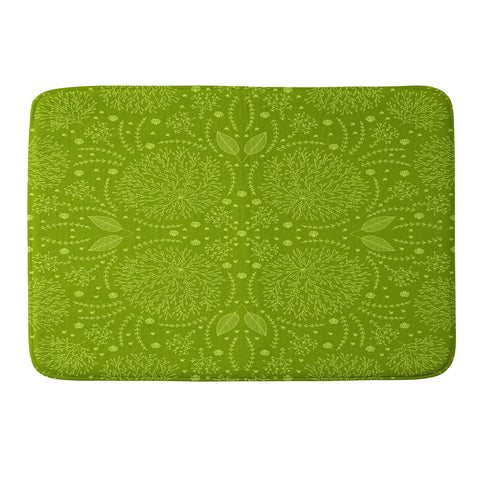 Iveta Abolina Green Terrace Memory Foam Bath Mat