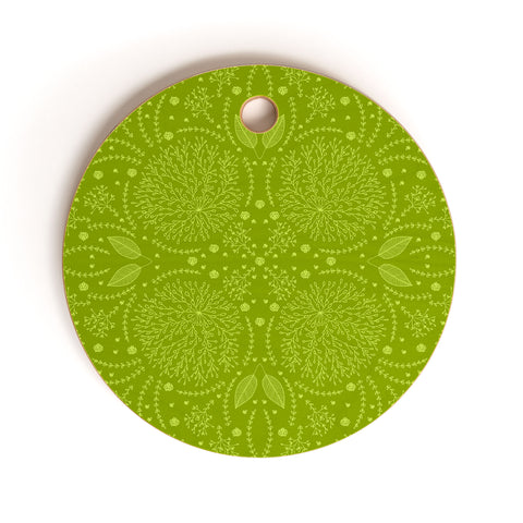 Iveta Abolina Green Terrace Cutting Board Round