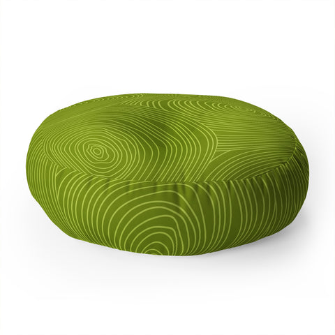 Iveta Abolina Green Terrace II Floor Pillow Round
