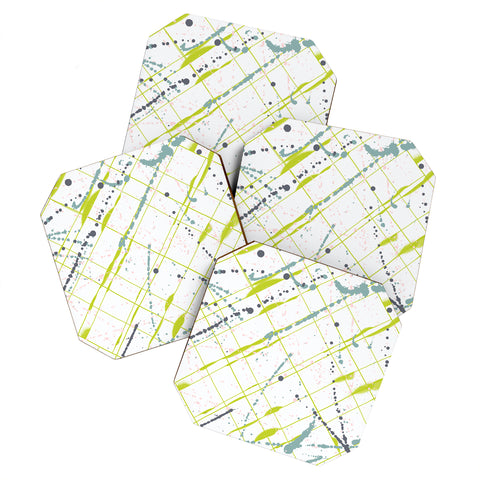 Iveta Abolina Green Thursday Coaster Set