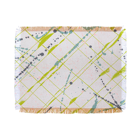 Iveta Abolina Green Thursday Throw Blanket