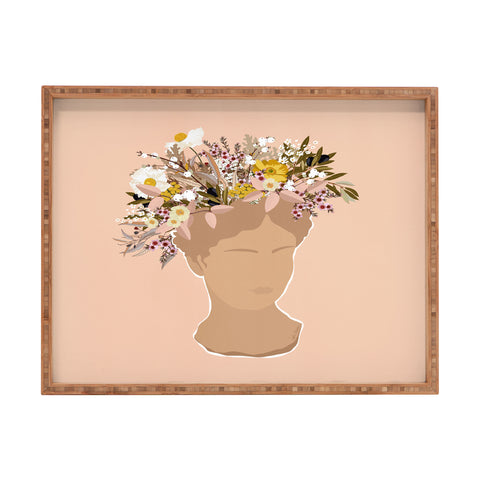 Iveta Abolina Guadalupe Flora II Rectangular Tray