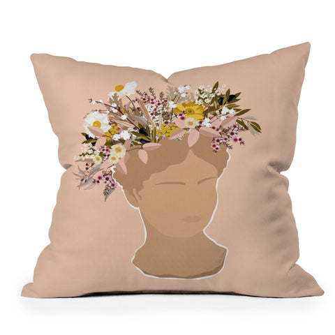 Iveta Abolina Guadalupe Flora II Throw Pillow