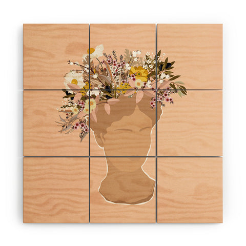Iveta Abolina Guadalupe Flora II Wood Wall Mural