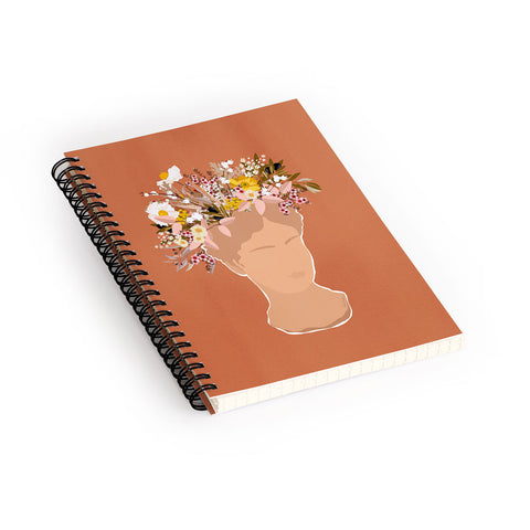 Iveta Abolina Guadalupe Flora Spiral Notebook