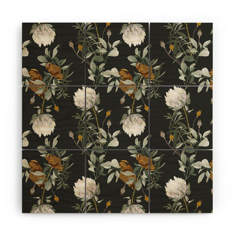 Iveta Abolina Helaine Night Wood Wall Mural