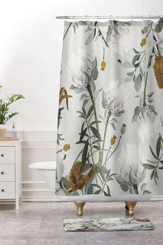 Iveta Abolina Helaine Shower Curtain And Mat