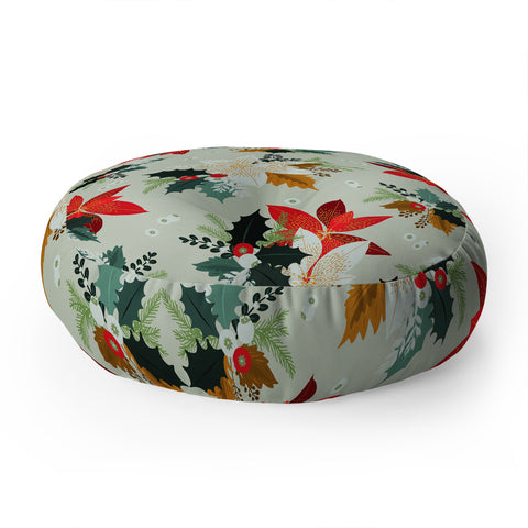 Iveta Abolina Hello December Floor Pillow Round