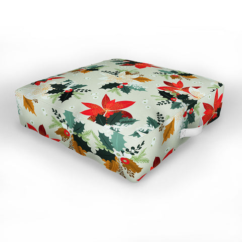 Iveta Abolina Hello December Outdoor Floor Cushion