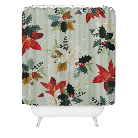 Iveta Abolina Hello December Shower Curtain