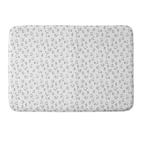 Iveta Abolina Hello Furry Memory Foam Bath Mat