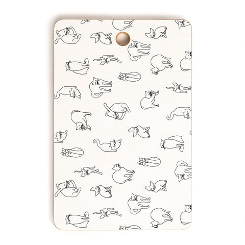 Iveta Abolina Hello Furry Cutting Board Rectangle