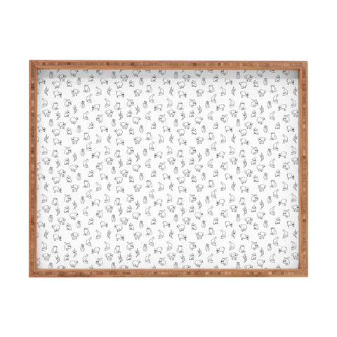 Iveta Abolina Hello Furry Rectangular Tray