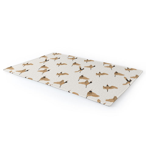 Iveta Abolina Herons Tan Cream Area Rug