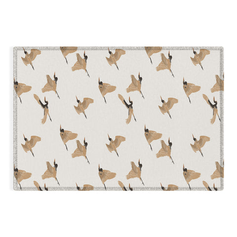 Iveta Abolina Herons Tan Cream Outdoor Rug