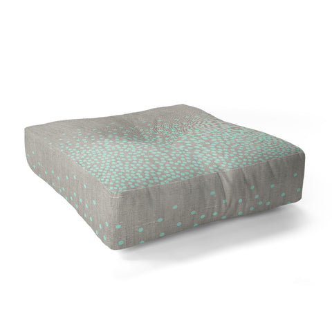 Iveta Abolina Hint of Mint Floor Pillow Square