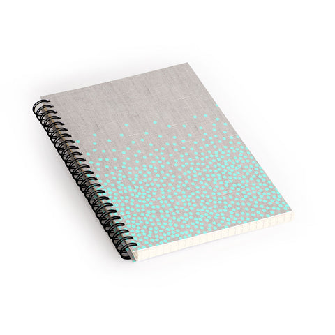 Iveta Abolina Hint of Mint Spiral Notebook