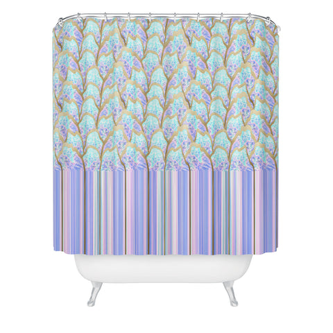 Iveta Abolina Hyper Fish Scale Shower Curtain