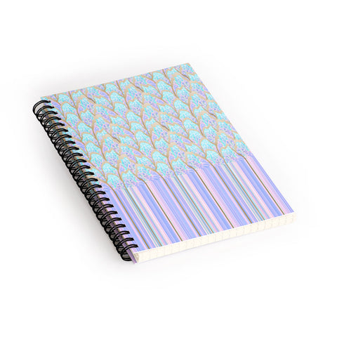 Iveta Abolina Hyper Fish Scale Spiral Notebook