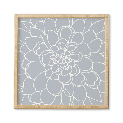 Iveta Abolina Iceland Frost Blue Framed Wall Art