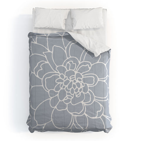 Iveta Abolina Iceland Frost Blue Comforter
