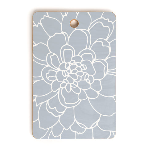 Iveta Abolina Iceland Frost Blue Cutting Board Rectangle