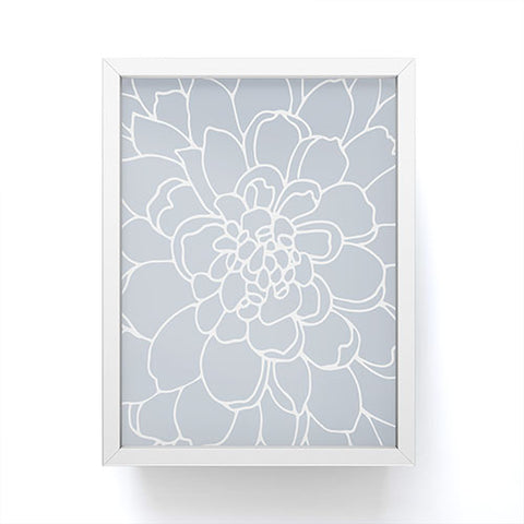 Iveta Abolina Iceland Frost Blue Framed Mini Art Print