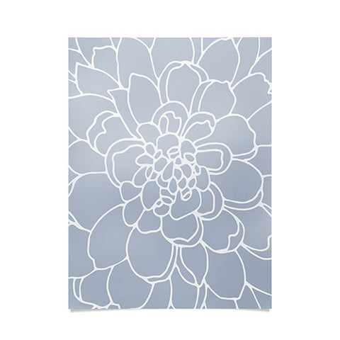 Iveta Abolina Iceland Frost Blue Poster