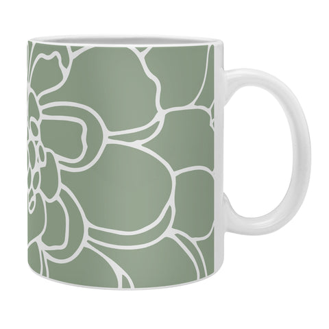Iveta Abolina Iceland Frost Green Coffee Mug