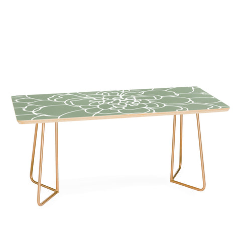 Iveta Abolina Iceland Frost Green Coffee Table