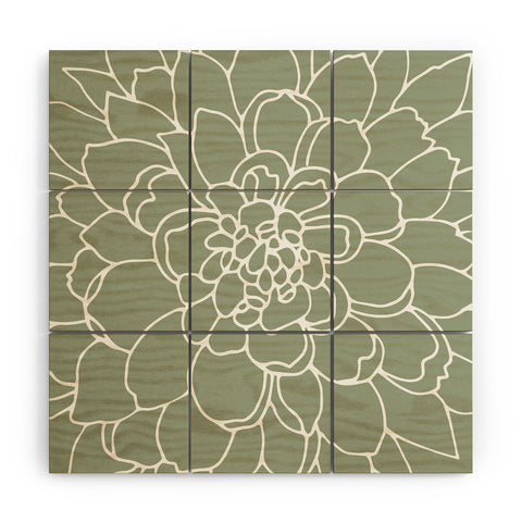 Iveta Abolina Iceland Frost Green Wood Wall Mural