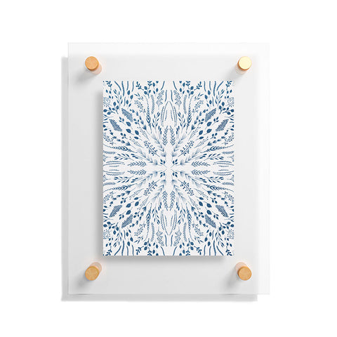 Iveta Abolina Indigo Maze Floating Acrylic Print